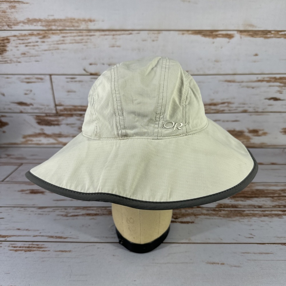 Outdoor Research OR Boonie Bucket Hat Womens Size Medium Beige Hiking Sun Cap